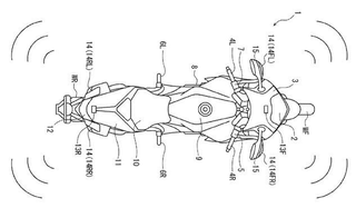 Illustration for article titled Honda Just Filed A Patent For Blind Spot Monitoring On Motorcycles